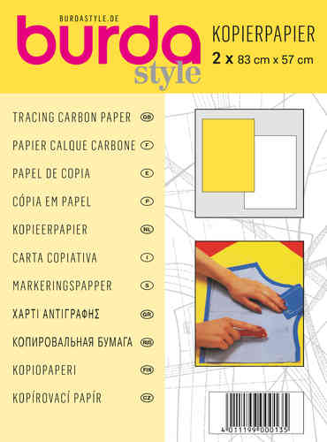 Kopierpapier weiß-gelb