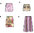 Schnittmuster Nr. 8344 Damenrock, fünf Varianten, Gr. 36 bis 50