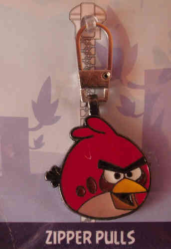 Fashion Zipper "Bird", rot