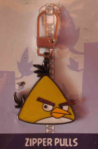 Fashion Zipper "Bird", gelb