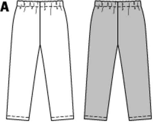 Nähpaket Mädchen-Leggings lang, für Burda-Schnitt 9615, Modell A, Gr. 98 bis 158